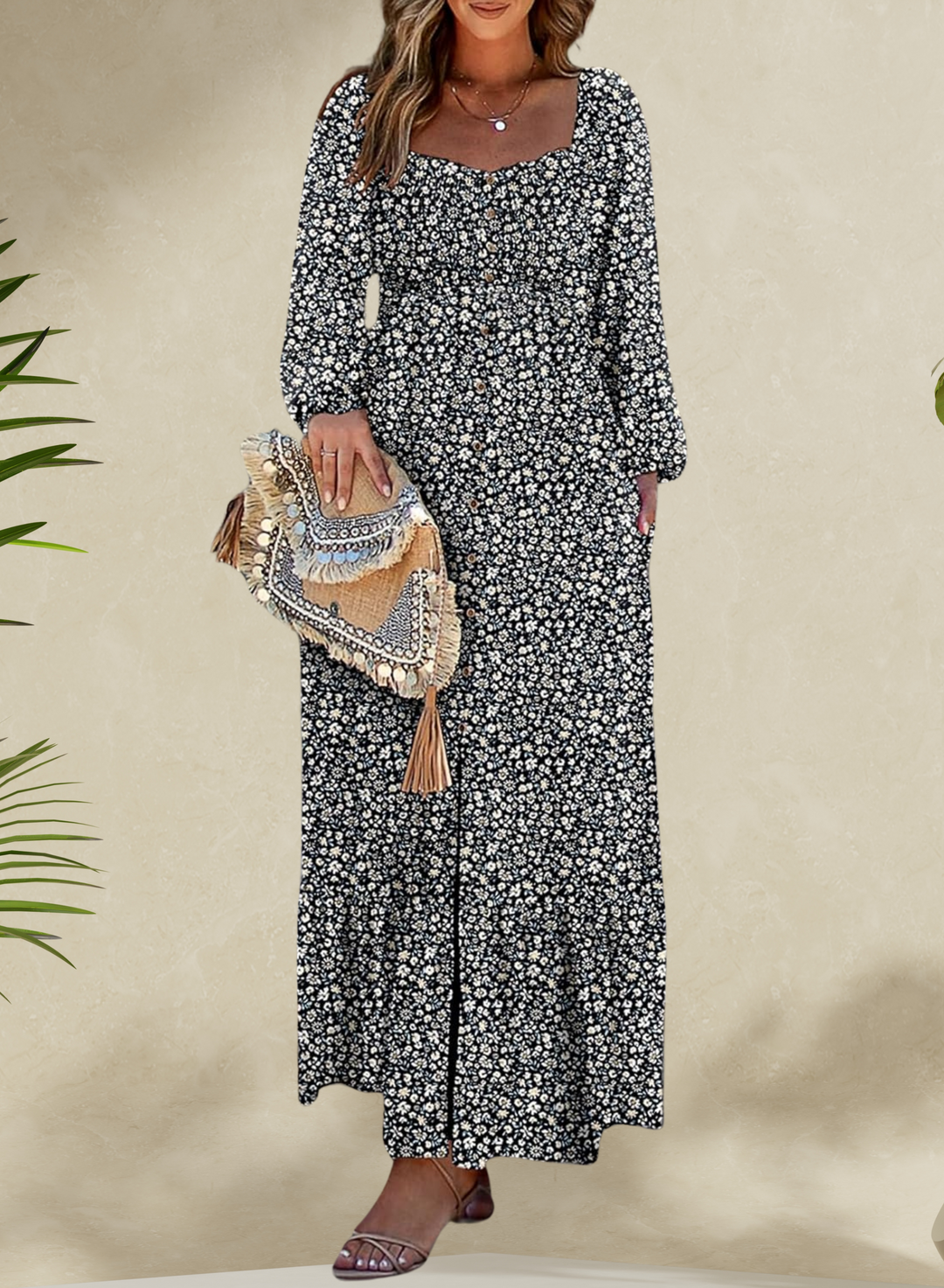 Jana Floral Maxi Dress