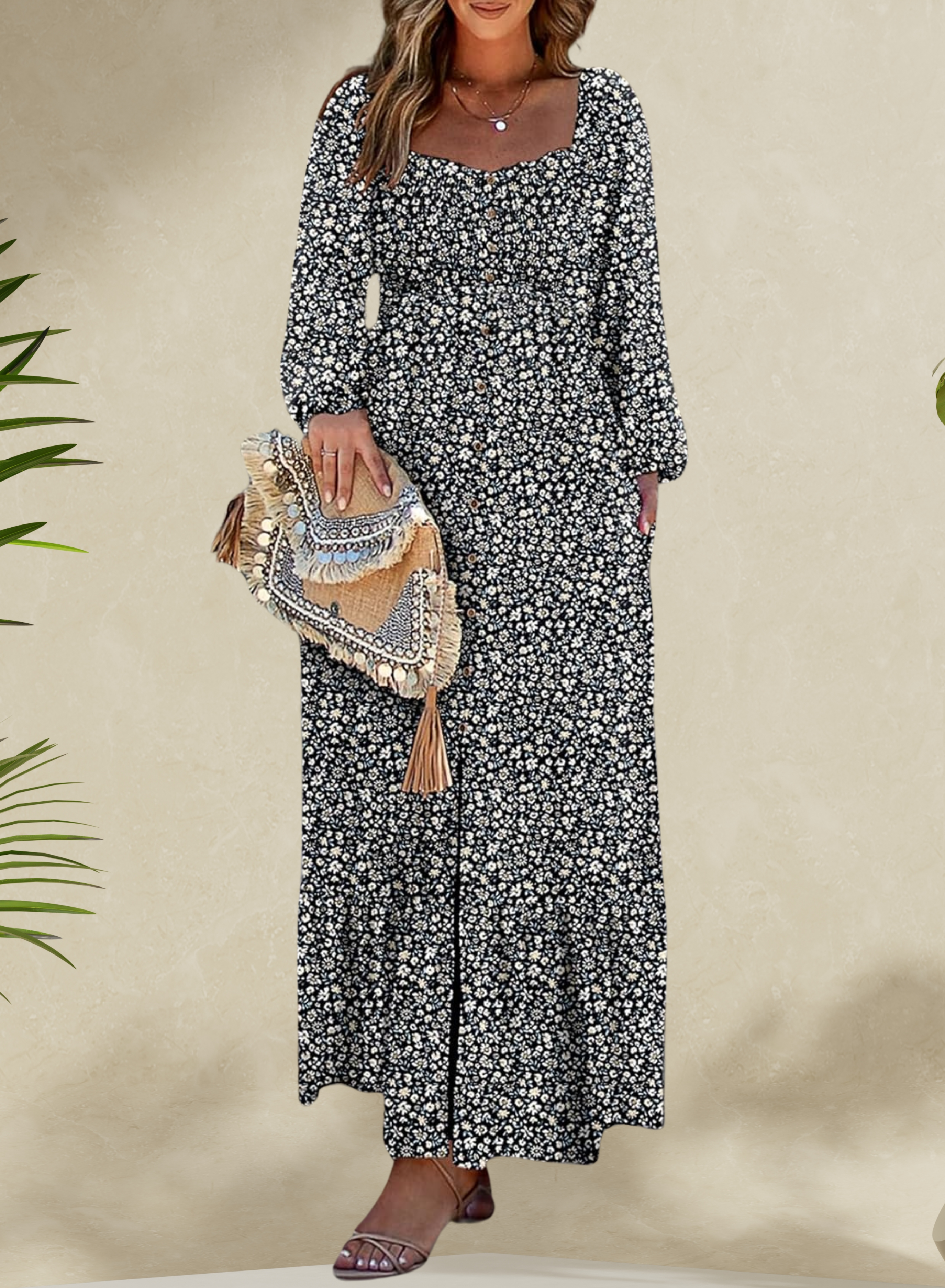 Jana Floral Maxi Dress