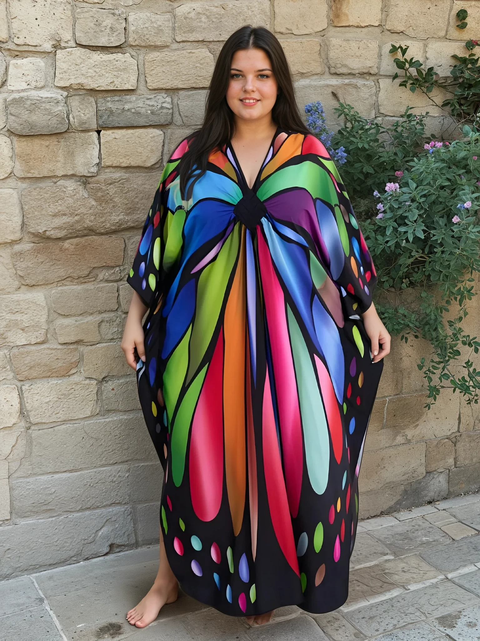 Genevie Plus Size Maxi Dress