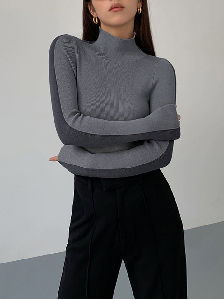 Roxy Two Tone Long Sleeve Knit Top