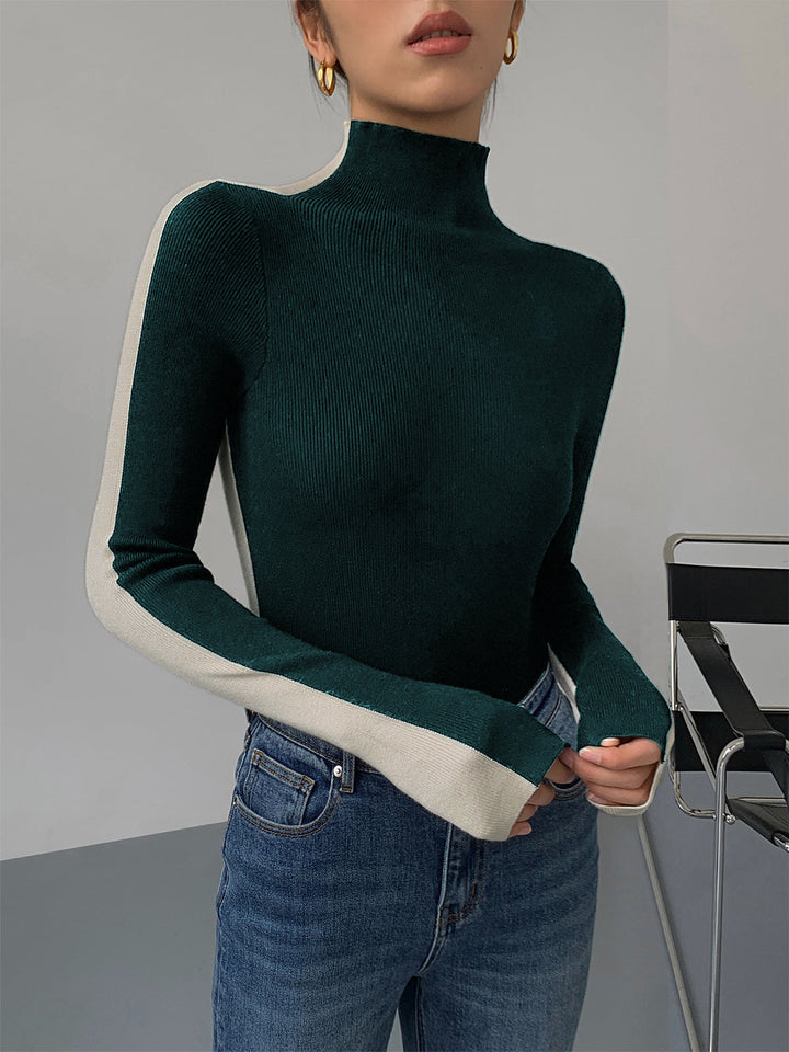 Roxy Two Tone Long Sleeve Knit Top