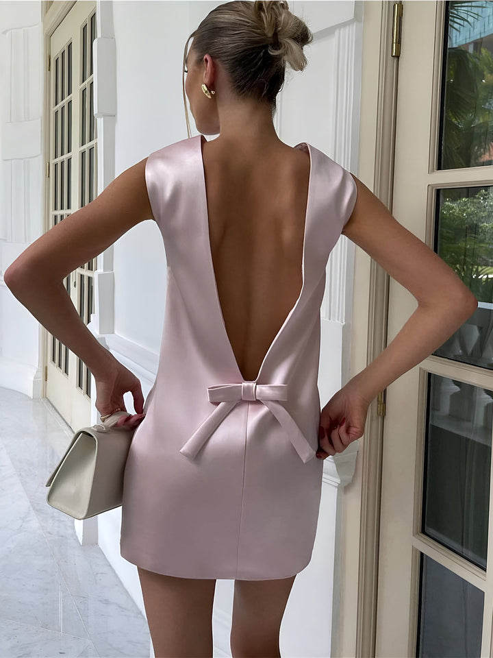 Coretta Satin Mini Dress