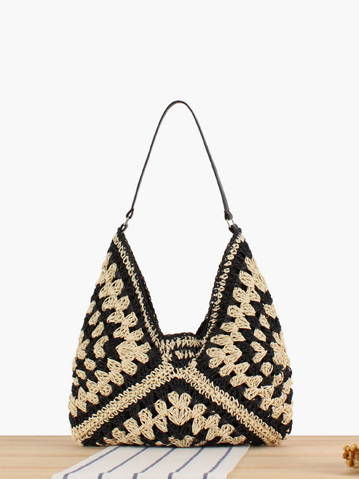 The Riviera Macrame Shoulder Bag