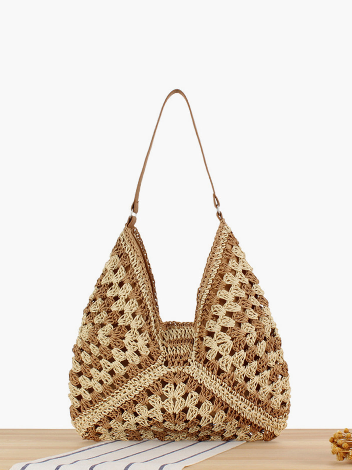The Riviera Macrame Shoulder Bag