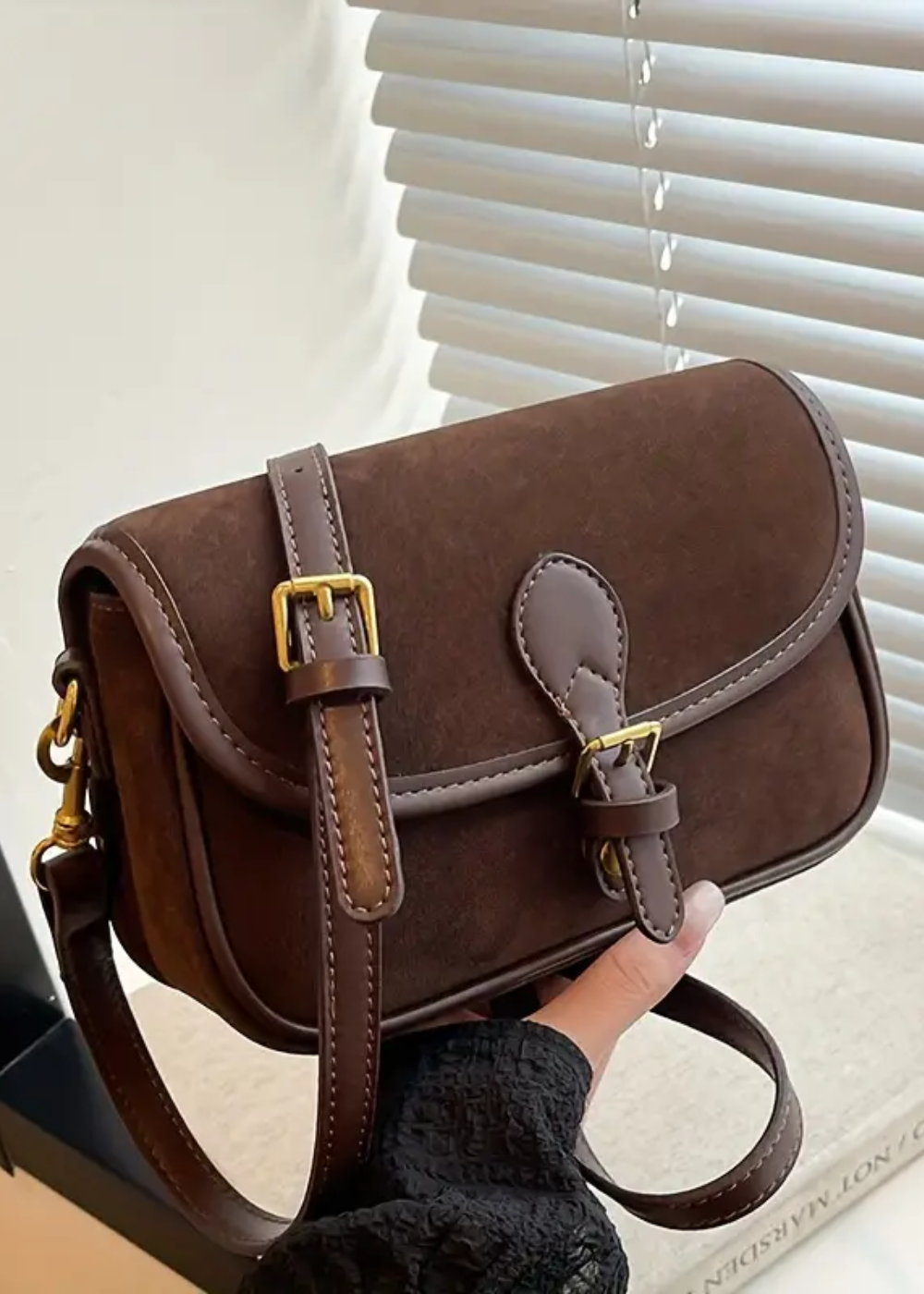 Kaleen Suede Crossbody Bag