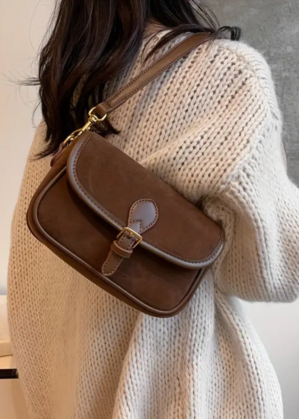 Kaleen Suede Crossbody Bag