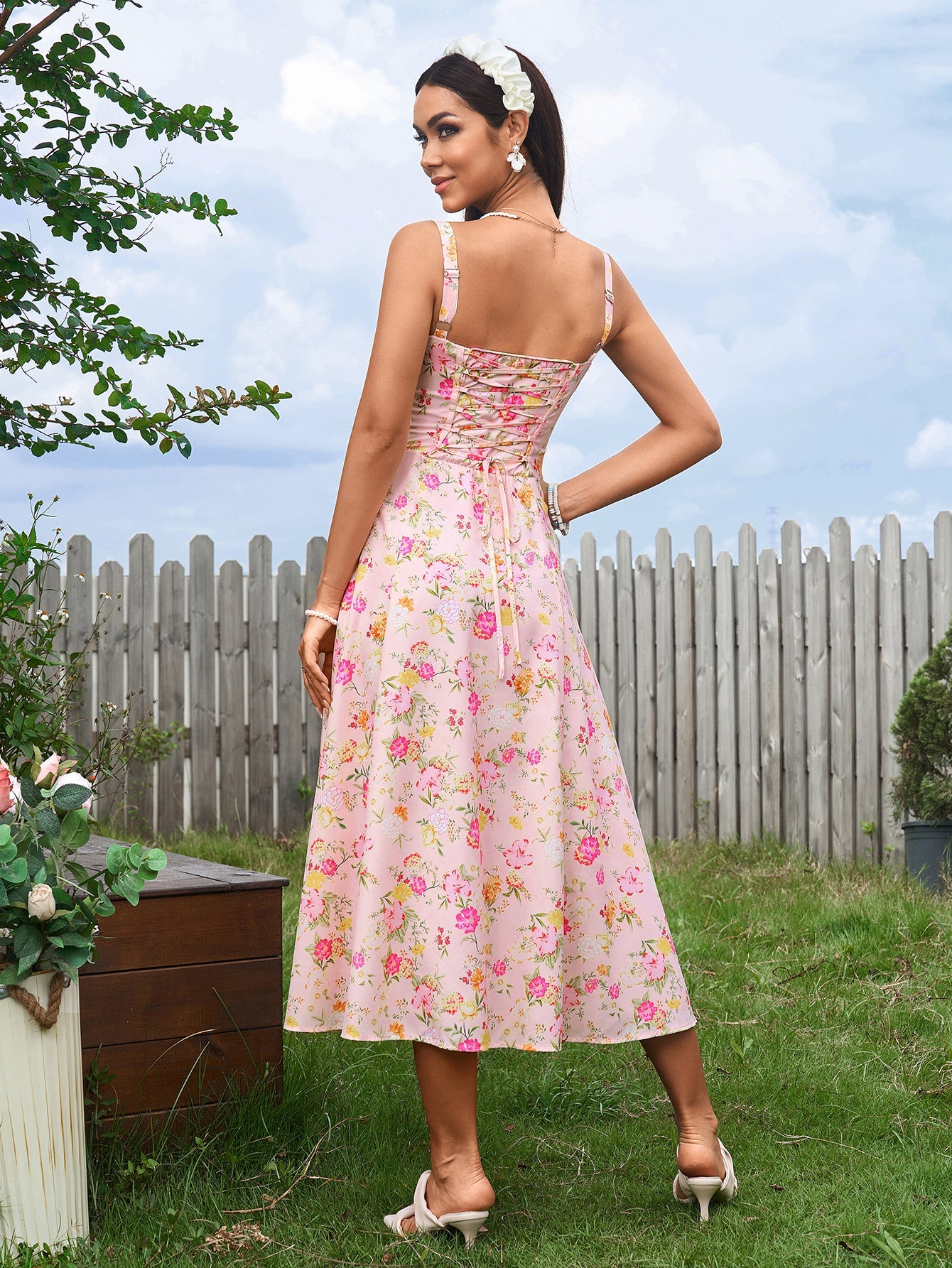 Jacklynn Ruched Midi Dress