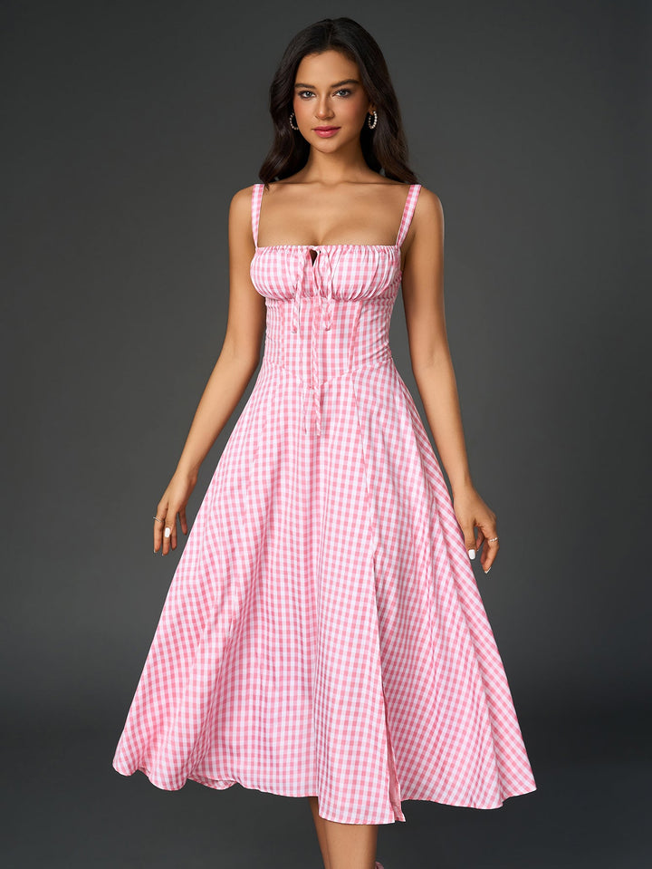 Jacklynn Ruched Midi Dress
