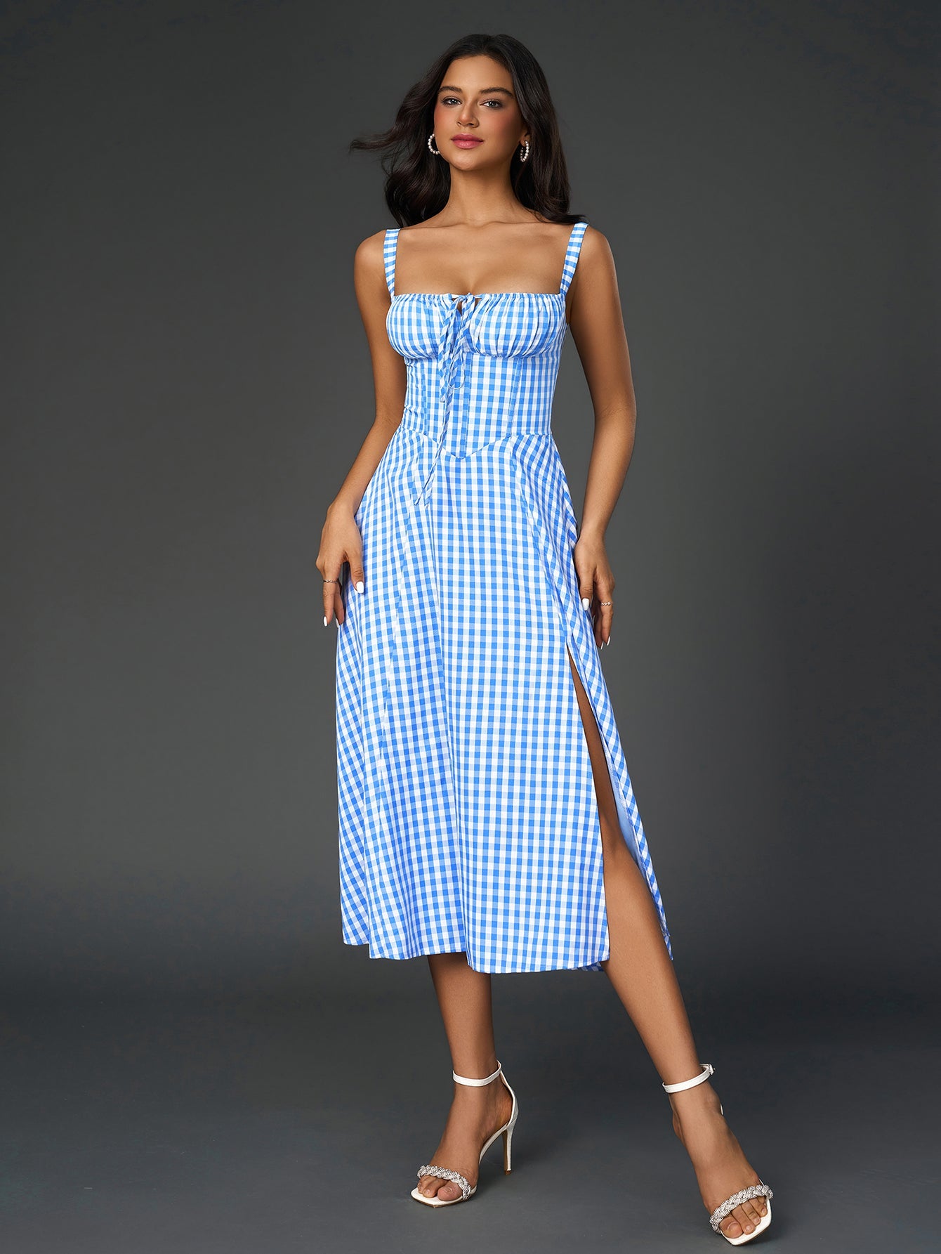Jacklynn Ruched Midi Dress