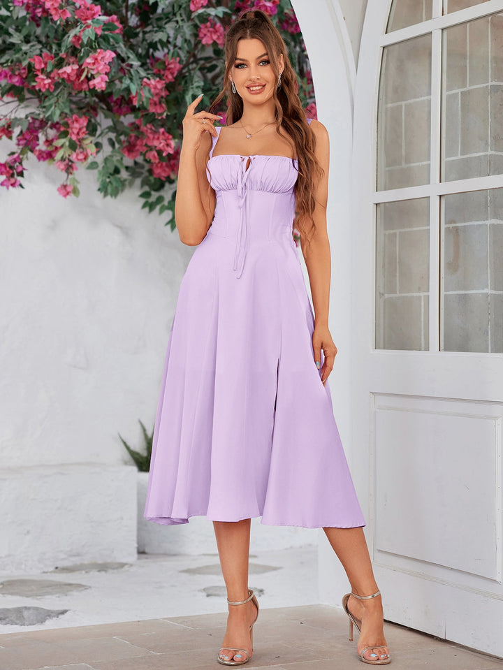 Jacklynn Ruched Midi Dress