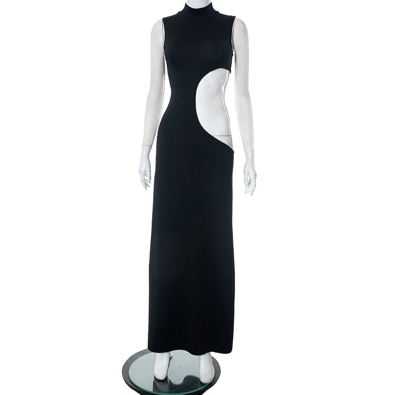 Joana Round Neck Maxi Dress