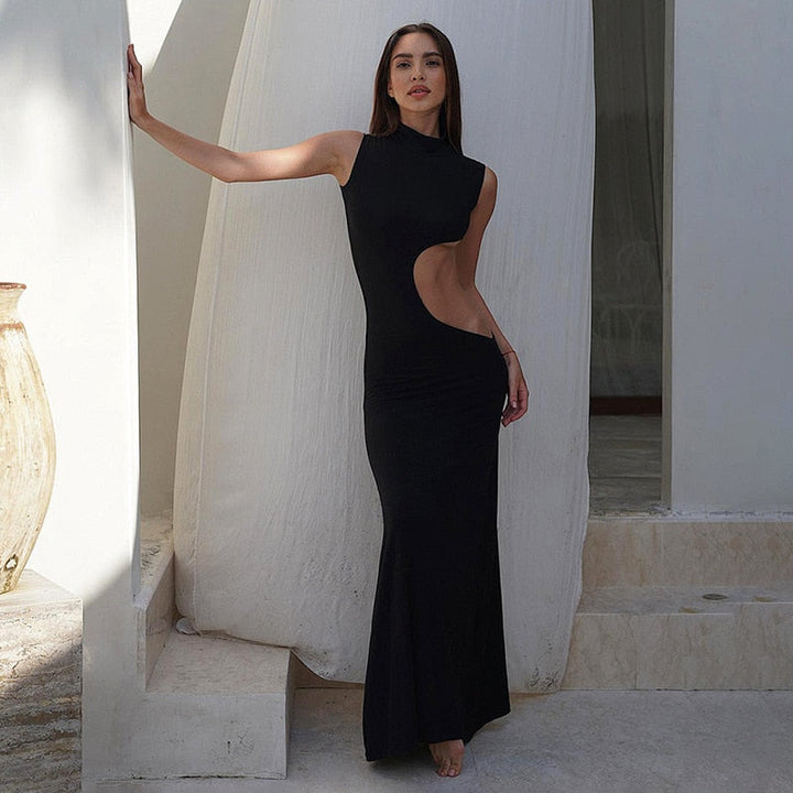 Joana Round Neck Maxi Dress