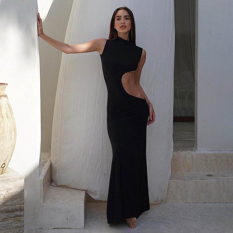 Joana Round Neck Maxi Dress