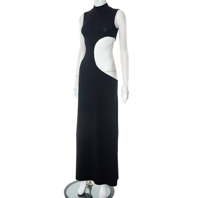Joana Round Neck Maxi Dress