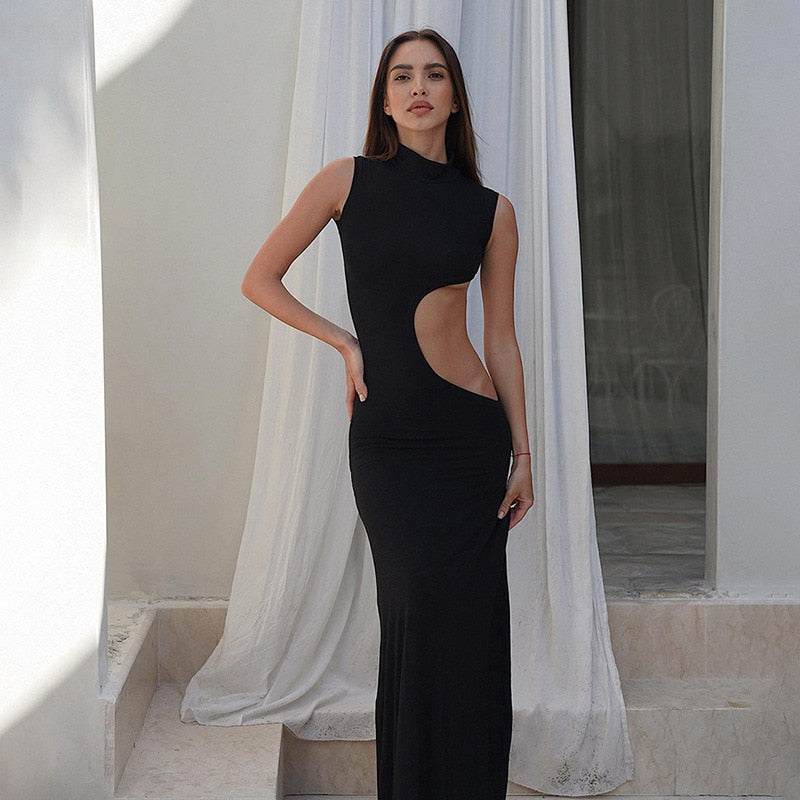 Joana Round Neck Maxi Dress