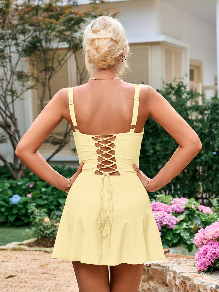 Karolina Ruched Mini Dress