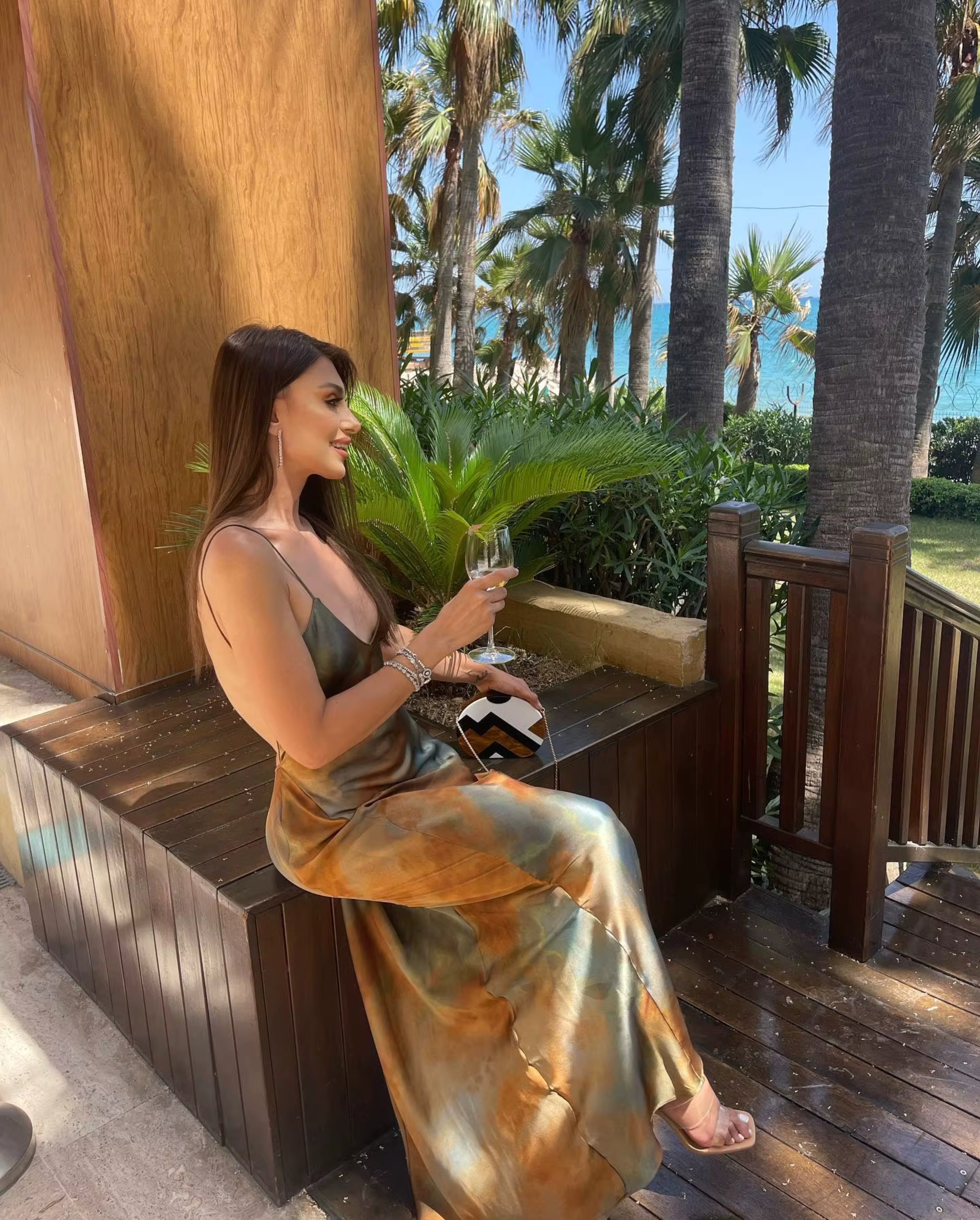 Haven Satin Maxi Dress