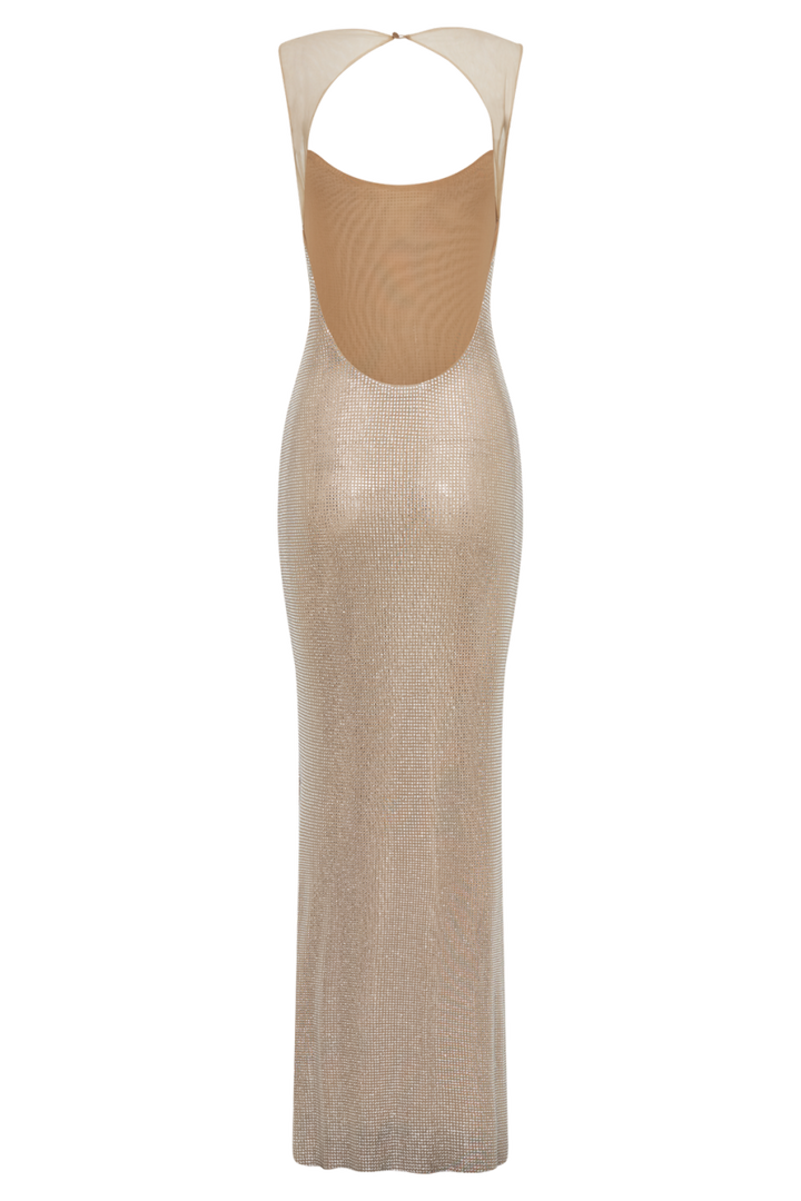 Maria Mesh Maxi Dress